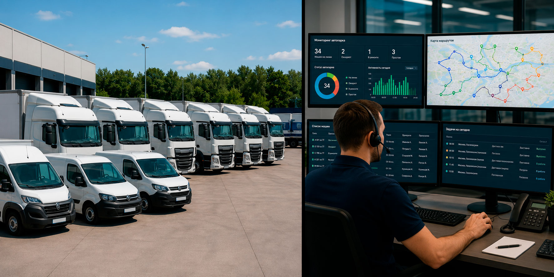 Управление перевозками транспортной компании — Roadesk